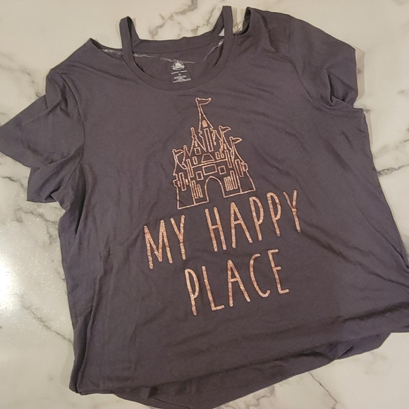 Disney - My Happy Place tee - Sz 1x - Picture 2 of 4